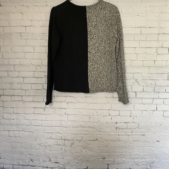 Christopher & Banks Black And Grey Sweater - Picture 4 of 4